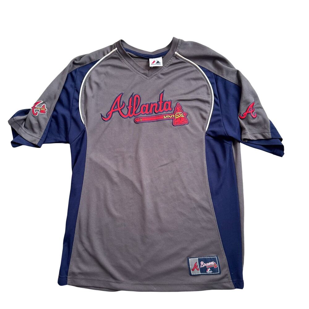 Vtg 1990s Atlanta Braves Majestic Jersey Size M